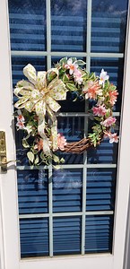 Spring Floral Grapevine Wreath - Etsy