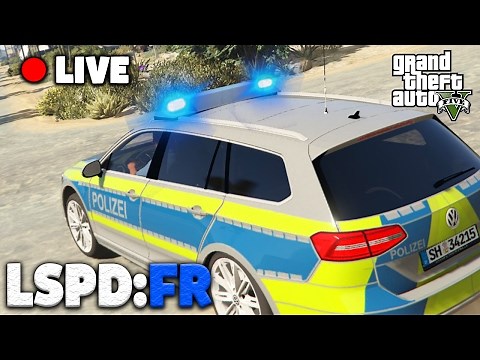 GTA 5 POLIZEI MOD [Wiederholung] - Deutsche Polizei in LOS SANTOS! - Grand Theft Auto V LSPDFR