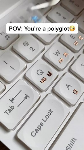 Language Learning Products | KOREAN | JAPANESE | CHINESE | MORE on Instagram: "How many languages do you speak? How many languages can you write? How many languages can you type on keyboard? Something to think about😉♥️ #keyboard #keyboardsetup #keyboardsticker #desksetup #studenttips #language #languagelearning #studylanguages #polyglots #multilanguage #secondlanguage #fyp #korean #japanese #english #chinese #stationery #smallbusiness"