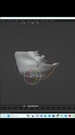 modeling Rose 🌹 in Blender #3dmodelingtutorial #blender #rosé