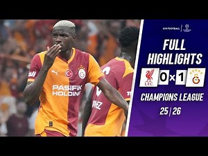 Liverpool vs Galatsaray 0-1 Highlights all goals Champions league