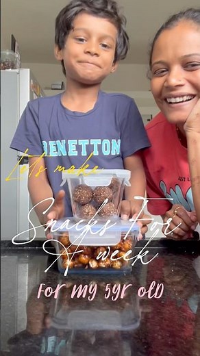 2 Healthy recipes for Kids,No Sugar Almond Laddoo & Caramelized Makhana healthy snacks for kids