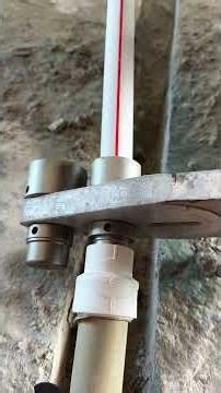 进户ppr给水管热熔焊接施工 #水电工 #家装水电 #进户水管 #ppr水管热熔技巧