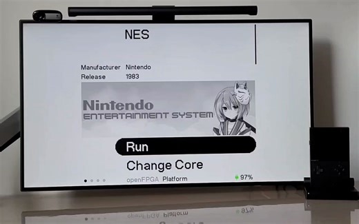 Analogue pocket NES OpenFpga内核运行演示