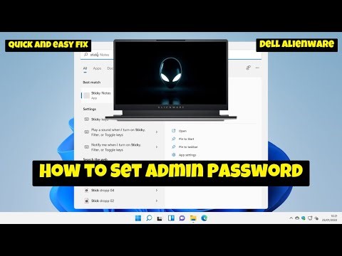 How to Set Admin Password Dell Alienware {2025}