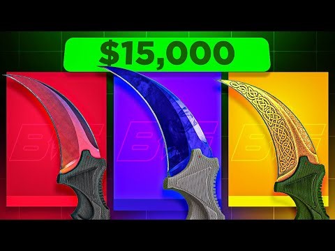 UNBOXING EVERY KARAMBIT ON CSGOBIG??!!