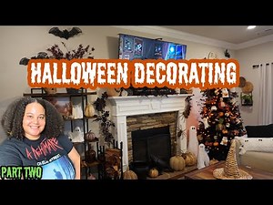 Halloween Living Room MAKEOVER! 🎃