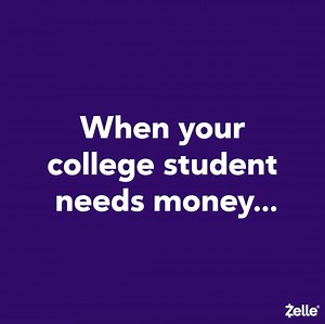 Budgeting in college can be hard. Make it easy for your college student to receive money for textbooks and other expenses with Zelle 💸 Send money securely and quickly right from your CCU mobile app. Visit www.ccu.com/zelle to learn more. | California Credit Union
