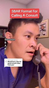 Paul Tran MD | SBAR is an approach used in nursing and interprofessional communication that is also a great approach for calling consults in an organized... | Instagram