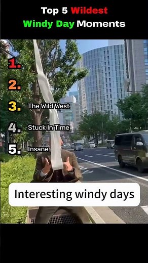 Top 5 Funniest Windy Day Clips! #wind #foryou #funny #fails