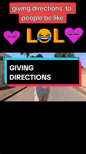 Giving Directions Comedy Skit