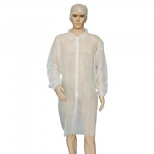[Hot Item] Industrial Visit Gown Disposable Smocks Lab Gown