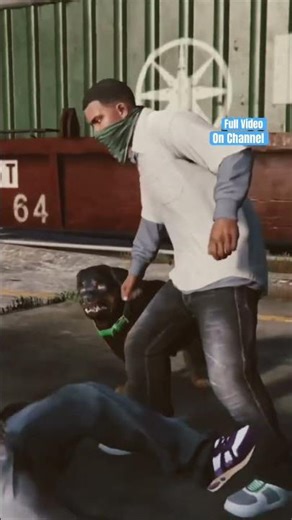 Chop Catches the Suspect! 🐶🔥 | GTA 5 Franklin & Lamar Mission Short