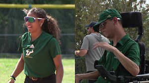 USF softball star Kathy Garcia-Soto plays for her big brother