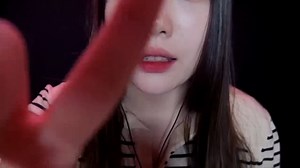 【ASMR】BOOBOO 境头舔 视觉触发 口水吐画