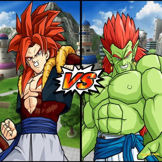 DBZ: Budokai Tenkaichi 3 (CPU VS CPU) - Gogeta Gt Ssj4 vs Bojack Fll Power | BLACK FIRE
