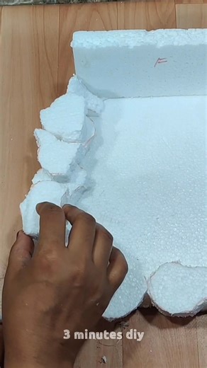 Thermocol water fountain making very easy at home Part 1 | 3 minutes diy