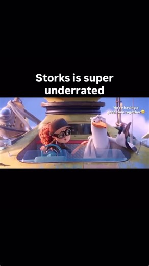 Anime Willed Inspiration™ | Junior and Tulip moments🪽👩🏻‍🦰 (Also he said “back off” but it still works) #storks #dumbpost #post #meme #funny #joke #laugh #ytp #reel... | Instagram