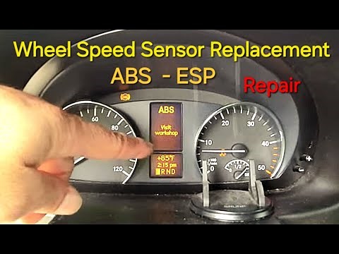 DIY ABS Wheel Sensor Replacement ESP Mercedes Sprinter and Other Vehicles