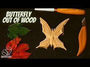 Whittling Basics, carving wood basics, Whittling Projects for Beginners - Butterfly Out of Wood