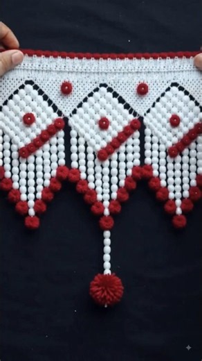 Beautiful Gate Curtain Design Tutorial #gatepardabananekatarika #crochetpattern #embroiderydesign