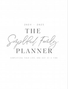 Family Planner, Calendar, Cleaning Checklist, Simple Calendar, Checklist - Etsy
