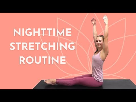 NIGHTTIME STRETCHING ROUTINE | 5 Minute Bedtime Yoga to Help You Sleep | FIT BY LYS