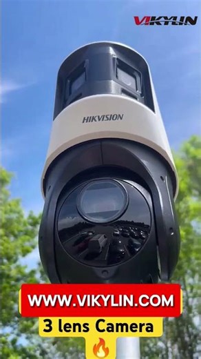 VIKYLIN Presents Hikvision 360° Three Lens PTZ Camera Outdoor Surveillance