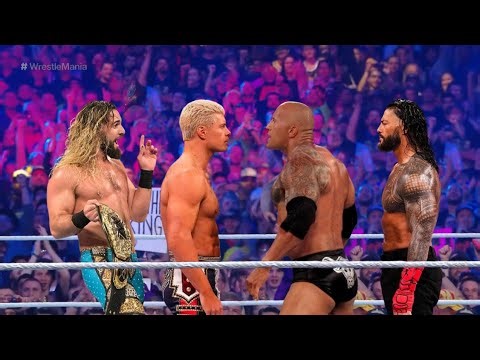 WWE WrestleMania 40 2024 highlights - WWE WrestleMania 2024 The Rock