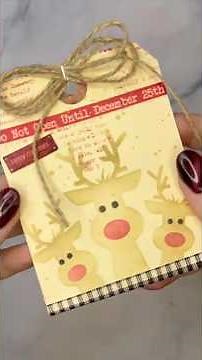 ✨ Turn a Simple Tag into a Gift Card Holder! | Easy Holiday Craft Idea