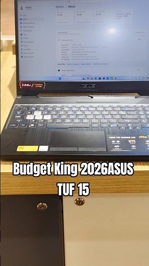 Still the King of Budget Gaming? ASUS TUF F15 RTX 3050 #asustufgamingf15 #asusgaminglaptop #shortvid