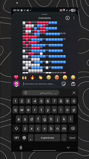 How to get COOL Text Art for Comments! 😲😳#DKOMInfo #TechTricks #Shorts