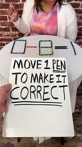 95K views · 32 reactions | Move 1 Pen to Make 0 - 8 = 1 Correct This original video was produced by Rick Lax and Alex Z | Absurd Games and Antics | Facebook