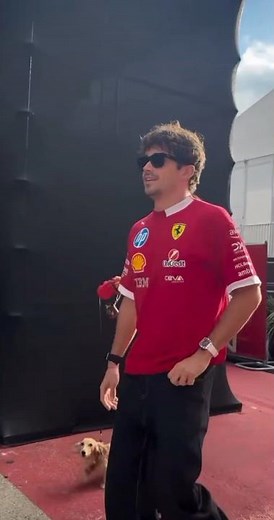 🇲🇨 Charles Leclerc & Alexandra Saint Mleux with Baby Leo 🐕 #charlesleclerc #alexandrasaintmleux