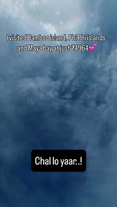 168 reactions · 12 comments | “Diving into paradise!  Snorkeled the crystal-clear waters of Bamboo Island, Phi Phi Islands, and Maya Bay on our epic speedboat tour with @headout Mind blown by the marine life!  #headoutforcreators #snorkelingadventures #islandlife #thailandtourism | Denisha Shah | Facebook