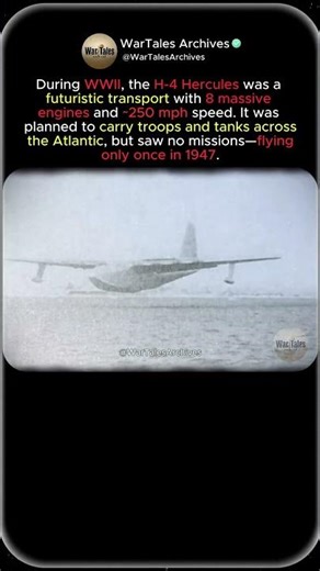 H‑4 Hercules “Spruce Goose” – The Giant WWII Flying Ship