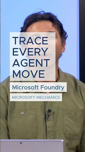 Get the full agent run replay with the Traces tab. #MicrosoftFoundry #AIAgents #AgentOps #AzureAI