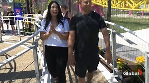 43K views · 465 reactions | Watch the Global News Morning team gathered their courage and test their bravery on PNE/Playland's newest roller coaster, the ThunderVolt . The ride is Canada's fastest electric launch coaster according to the amusement park. #GlobalBC #GlobalNews #GlobalNewsMorning #PNE #Playland #thundervolt #rollercoaster #amusementpark #Rides | Global BC Community Central | Facebook