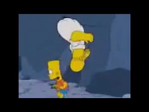 Homer Trying to Strangle Bart from the Ceiling for 10 Hours