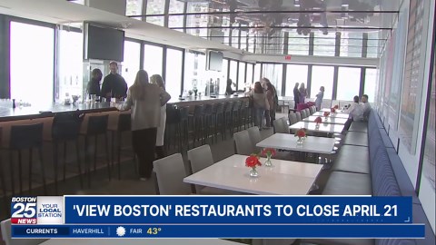 'View Boston' closing restaurants atop Prudential Tower