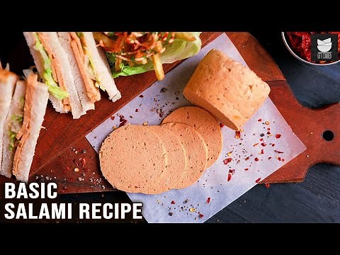 How To Make Chicken Salami At Home | Basic Salami Recipe | Homemade Salami By Varun | Get Curried