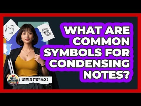 What Are Common Symbols For Condensing Notes?