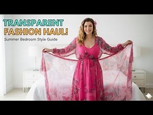 [4K USA] Transparent Ruby Fashion Haul Try-On Haul #22