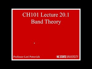 Lecture 20.1 Band Theory