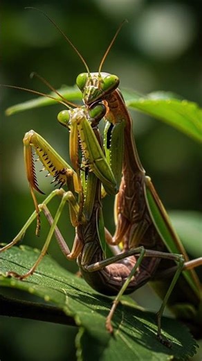 Why the Praying Mantis is a Real Life Alien 👽 #shorts #wildlife #animals #amazinganimals
