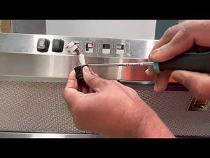 How to replace rangehood fan and light switch.