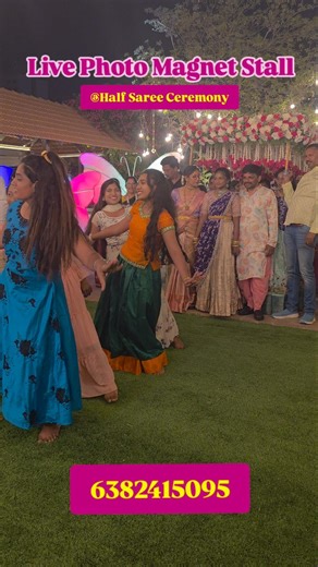 To book our live photo magent stall for ur event contact 6382415095