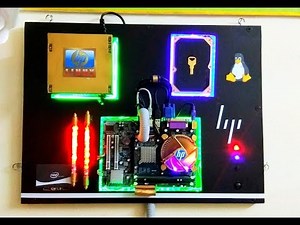 wall mount PC custom build/homemade wall PC /DIY wall mount PC