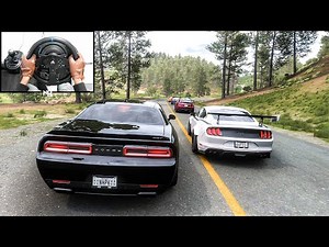 Dodge Challenger SRT Demon - Race Gameplay | Forza Horizon 5 | Steering Wheel Gameplay
