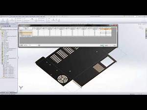 Creating progressive configurations of flat pattern bends in SolidWorks